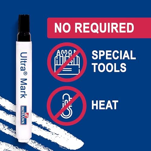 Mohawk Ultra Mark Wood Stain Touch Up Marker, Standard Color Assortment M280-1200, 12 Count