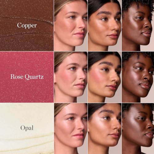 Legacy - Ogee Face Stick Crystal Trio - Contour Stick Makeup Collection - Certified Organic Contour Palette - Includes Bronzer Stick, Blush Stick & Highlighter Stick