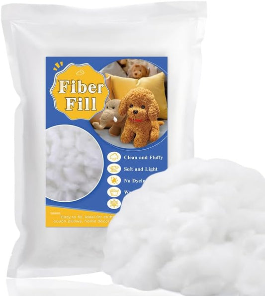 80g/2.8oz Stuffing for Stuffed Animals, Polyfill Stuffing, Stuffing for Crochet, Stuffing for Crafts, Pillow Stuffing, Premium Polyester Fiberfill Stuffing for Crochet Stuffing