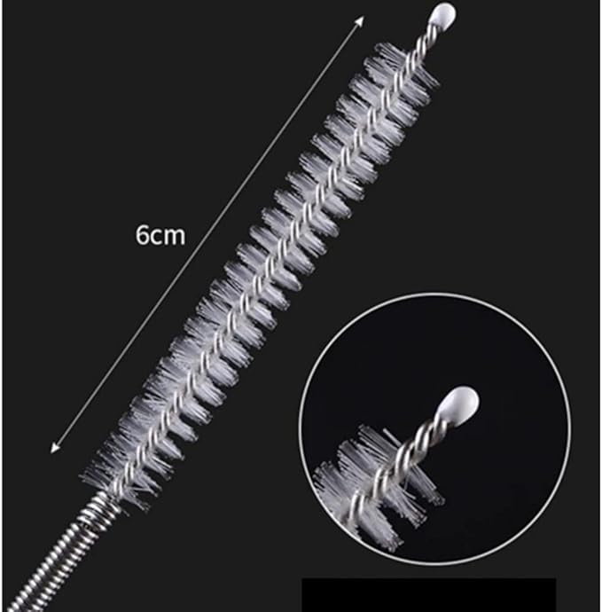 60 Inch Extra Long Flexible Tube Pipe Cleaner Brush Fridge Cleaning Tool, Stainless Steel Drain Tube Cleaning Brushes for Sink Refrigerator Kitchen（2 Pack）