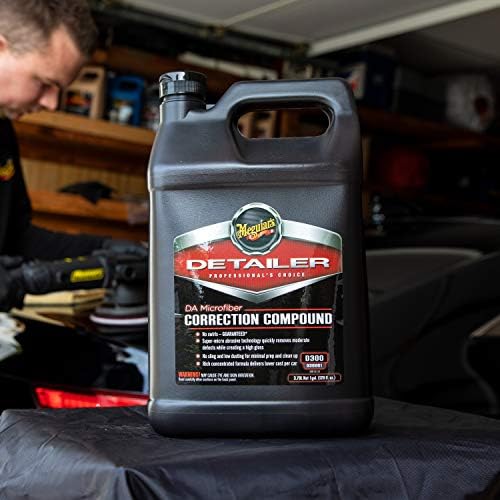 Meguiar's Pro D300 Detailer DA Microfiber Correction Compound, 1gal