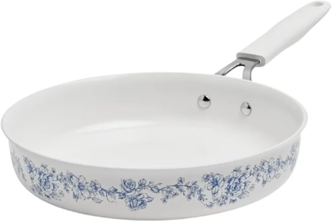 Agatha 12-Piece Aluminum & Ceramic Classic Cookware Set Blue