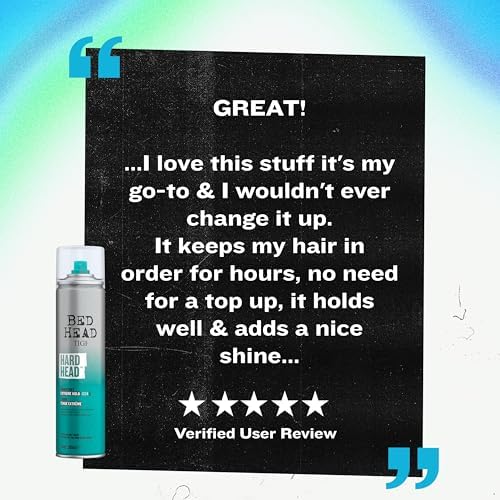 TIGI Bed Head Hard Head Hairspray, Extreme Hold 6-Pack, 11.7 Oz Ea