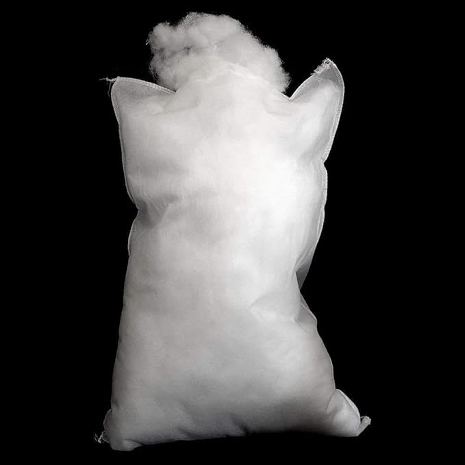 Hometex Pillow Stuffing 3 LB Bag 100% High-Loft Polyester Stuffing Fiber Fill