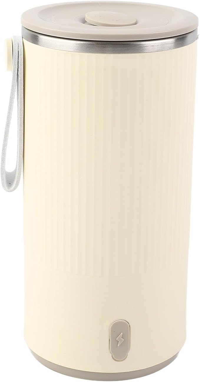 fosa 400ML Portable Electric Kettle, USB Rechargeable Travel Water Boiler, 6000mah Battery, Food Grade Stainless Steel Material, for Coffee, Milk
