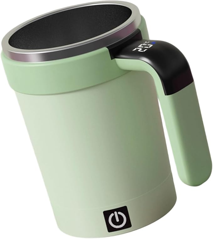 Magnetic Auto Stirring Cup Coffee Protein Shakes Electric Mixer Food Grade Stainless Steel Mixing Mug Detachable