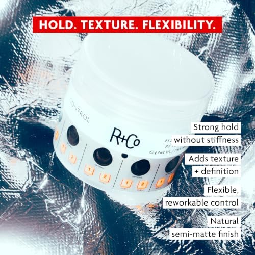 R+Co CONTROL Flexible Paste, 2.2 oz/62 G, Relative Paradise Scent