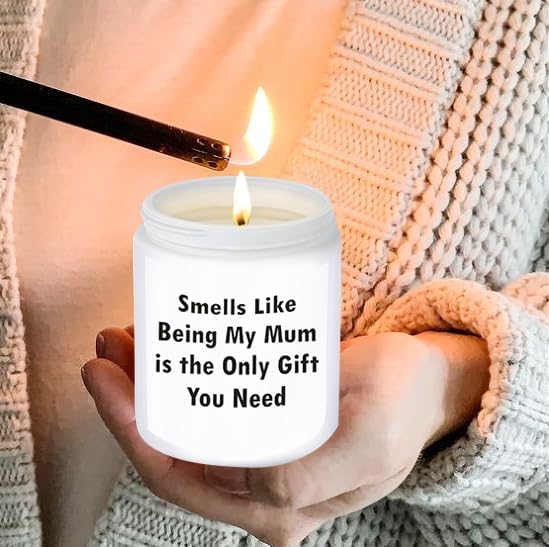 Mom Christmas Gift,Funny Candle Gifts for Mom from Daughter Kids Son,Mum Birthday Valentines Day Christmas Gifts,Best Presents for Mother, New Mother Candle Gift,Christmas Stocking Stuffers for Mum