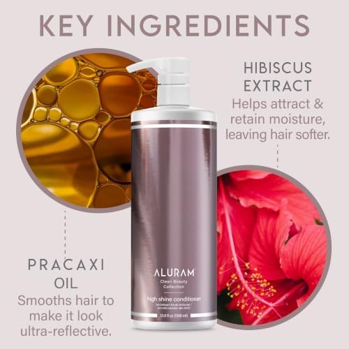 Aluram High Shine Conditioner With Coconut Water Pracaxi Oil And Detangling