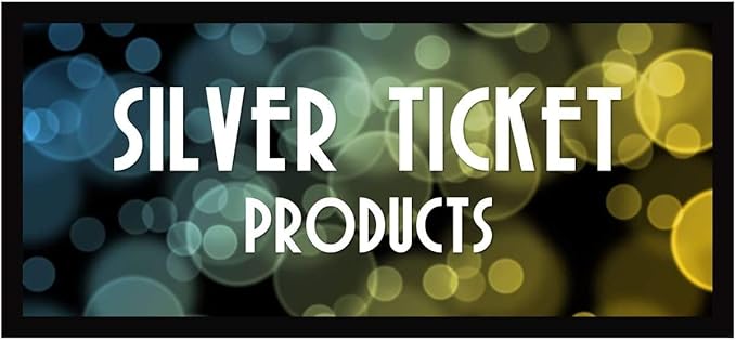 Silver Ticket Products STR Series 6 Piece Home Theater Fixed Frame 4K / 8K Ultra HD, HDTV, HDR & Active 3D Movie Projection Screen, 2.35:1 Format, 125" Diagonal, Woven Acoustic Material STR-235125-WAB