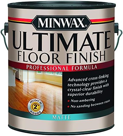 Minwax Ultimate Floor Finish, One Gallon, Clear Matte