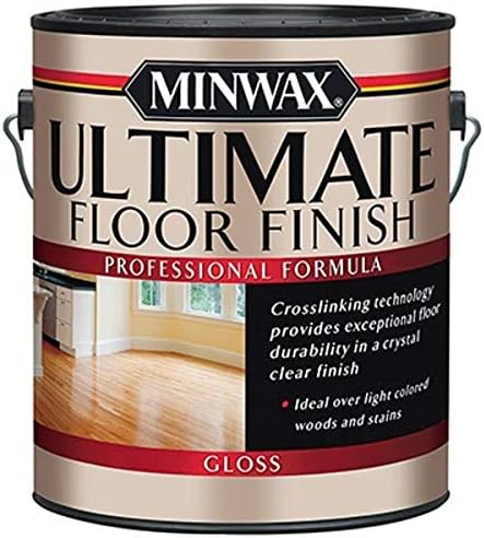 Minwax Ultimate Floor Finish, Gloss, Clear, 1 Gallon