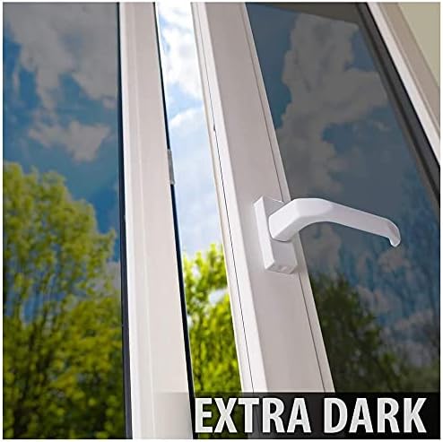 BDF S05 Window Film Daytime Privacy and Heat Control Mirror Silver 5 (Very Dark) - 24in X 24ft