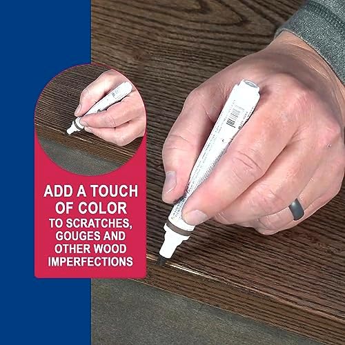 Mohawk Ultra Mark Wood Stain Touch Up Marker, Standard Color Assortment M280-1200, 12 Count