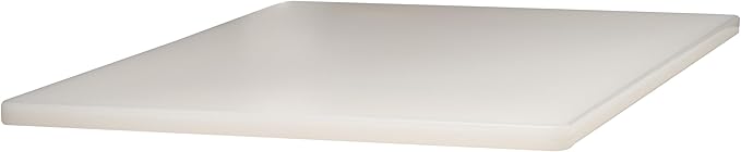 Winco CBWT-1218 Cutting Board, 12 by 18 by 1/2-Inch, White