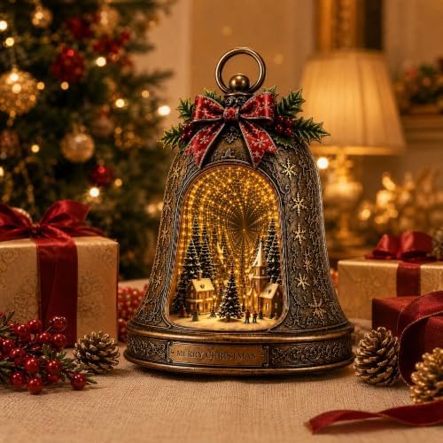 Villas Navideñas Christmas Village Infinity Bell, Lighted 3D