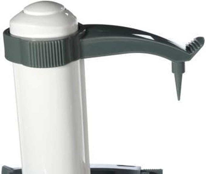 Electric Potato Peeler Automatic Rotating Potato Apple Fruit Vegetable Peeling Machine Stainless Steel Kitchen Peeler Tool (White)