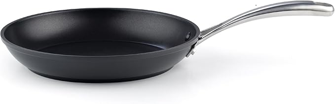 Cooks Standard Classic 8 Inch Hard Anodized Nonstick Frying Pan | Ceramic Non Stick Skillet, Easy Clean Egg Omelette Pan, Even Heating for Gas Electric Stoves, Oven Safe, Black