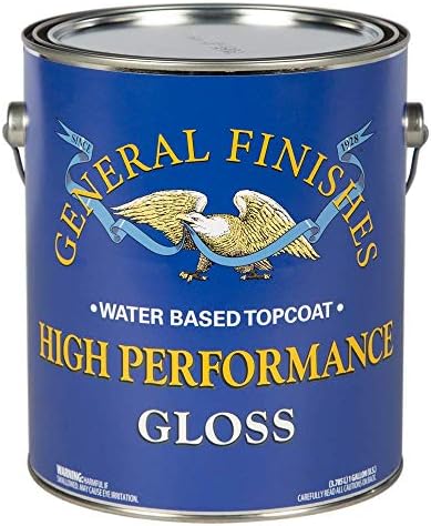 General Finishes High Performance Water Based Topcoat, 1 Gallon, Gloss