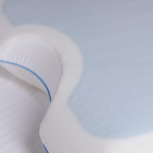 Cooling Pillowcase Pillow Cover for Gel Layered Pillows Special Cut Out Design for Side Sleeper Memory Foam Pillow Case Soft Pillow Protector Machine Washable