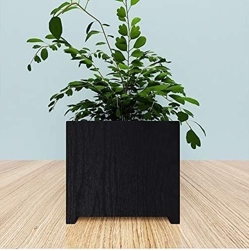 Black Wallpaper - Wood Peel and Stick Wallpaper – Black Wood Self-Adhesive & Removable Wall paper for Countertop Furniture Kitchen Wall, Countertop Contact Paper, Easy to Clean, 24''×393'' Vinyl