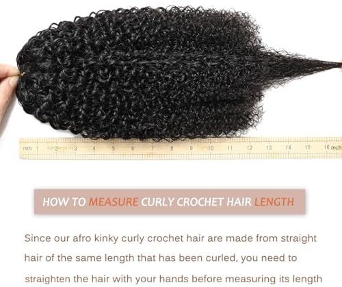 Beauty Youth Kinky Curly Miracle Knots Human Crochet Hair 75g/Pack 18 Inch
