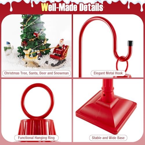 Goplus 68 Inch Musical Christmas Street Lamp, Festive Lamp Post