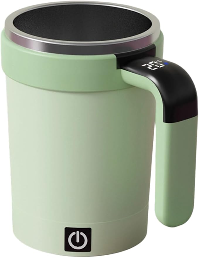 Magnetic Auto Stirring Cup Coffee Protein Shakes Electric Mixer Food Grade Stainless Steel Mixing Mug Detachable