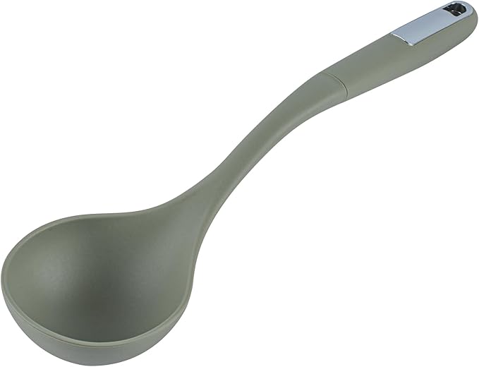 Restaurantware Silicone Utensil Set Pack of 1 Non-Slip Handle 6-Piece Kitchen Tool Set, Heat-Resistant Dishwasher-Friendly Cooking Accessories, Durable Green Cooking Utensils