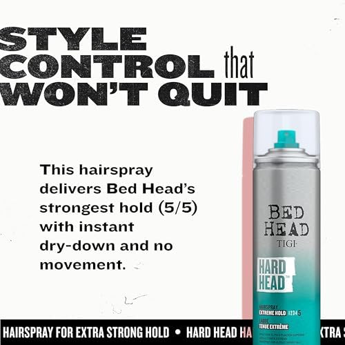 TIGI Bed Head Hard Head Hairspray, Extreme Hold 6-Pack, 11.7 Oz Ea