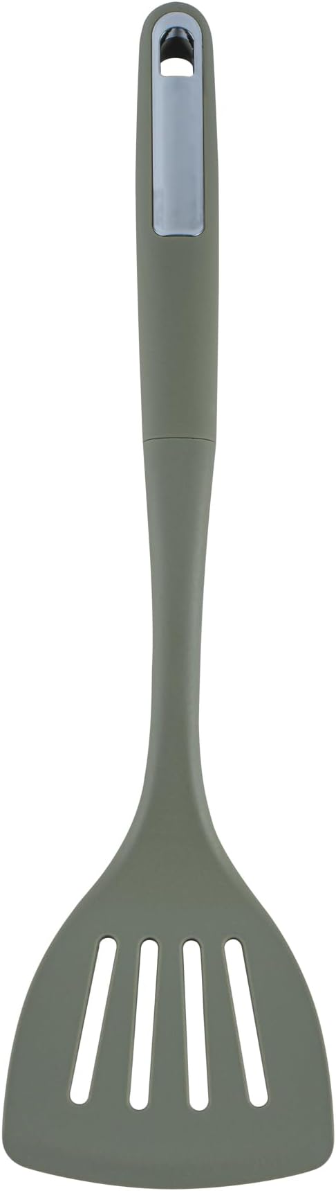 Restaurantware Silicone Utensil Set Pack of 1 Non-Slip Handle 6-Piece Kitchen Tool Set, Heat-Resistant Dishwasher-Friendly Cooking Accessories, Durable Green Cooking Utensils