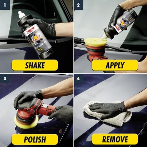 SONAX Cut & Finish Polish Compound | Removes P1500 Marks & Defects | 250ml