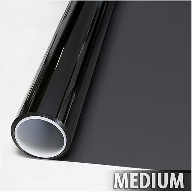 BDF NA35 Window Film Sun Control and Heat Rejection Natural Black 35 (Medium) - 24in X 24ft