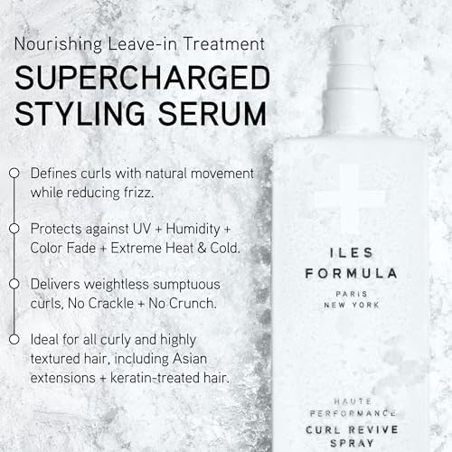 ILES FORMULA Curl Revive Cream, Defines Curls & Controls Frizz (200mL)