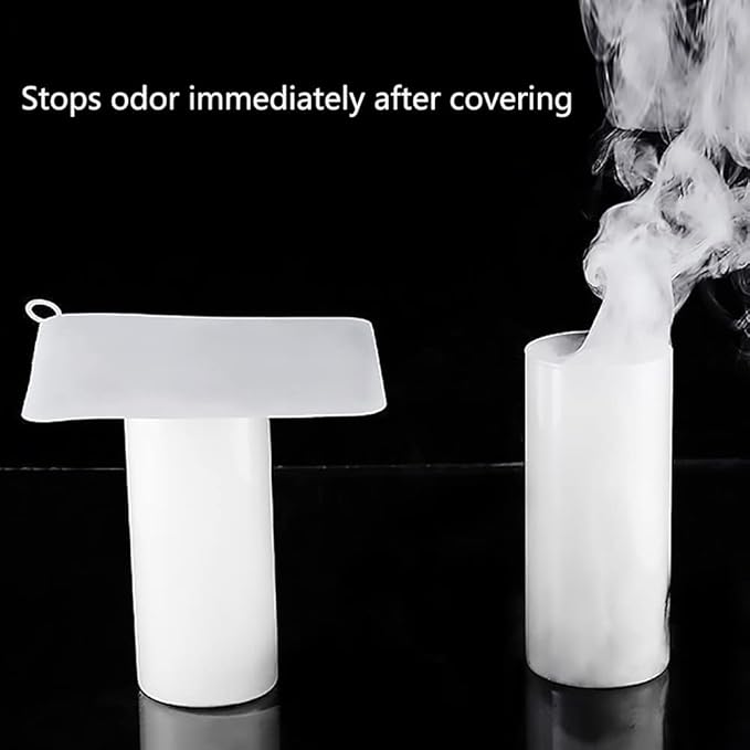 Silicone Tub Stopper Floor Drain Cover, 2 Pieces Sewer Anti-Odor Mat Deodorizing Drain Plugs for Kitchen, Bathroom and Laundry(5x5 inch)