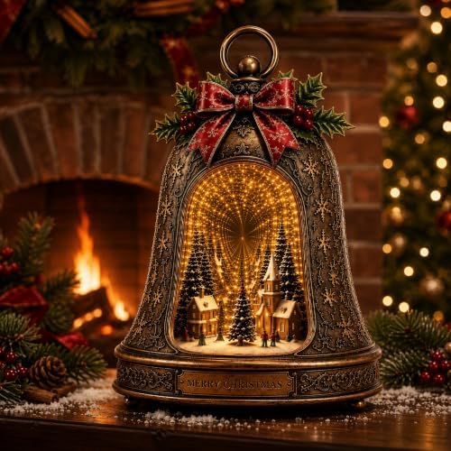 Villas Navideñas Christmas Village Infinity Bell, Lighted 3D