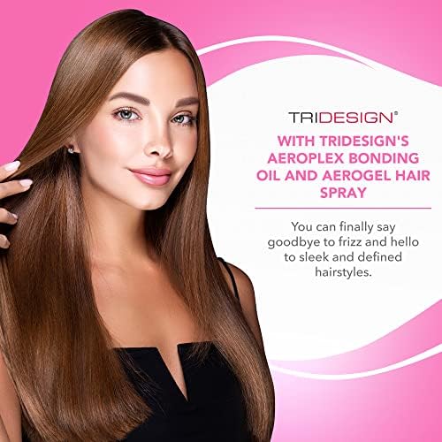 TRIDESIGN Aerogel Hairspray Aeroplex Bonding Oil Bundle -10.5oz, 1oz -3Pack