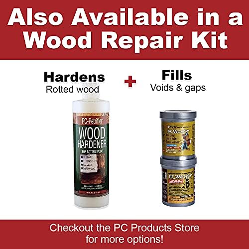 PC Products PC-Petrifier Water-Based Wood Hardener, 1 gal, Milky White 128442