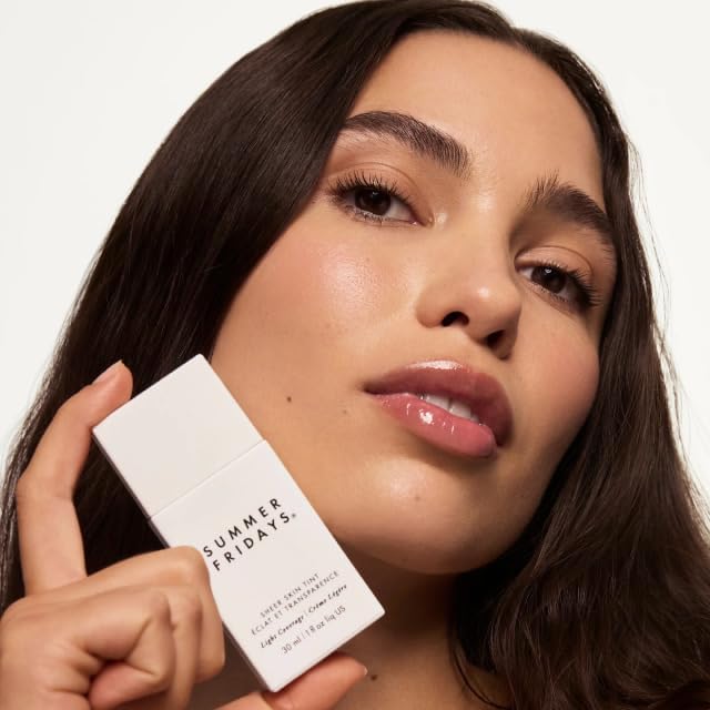 Summer Fridays Sheer Skin Tint, Lightweight Face Makeup, Shade 3 (1 Oz)