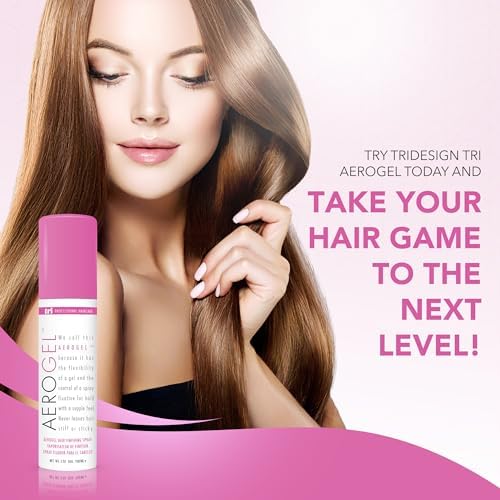 TRIDESIGN Aerogel Strong Hold Volumizing Hair Spray - 3 oz, 3 Pack
