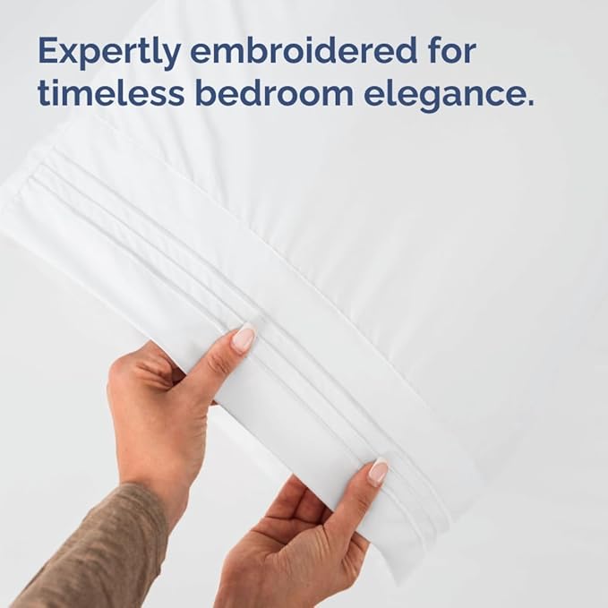 Standard Pillow Cases Set of 10 - Ultra Soft Hotel Quality Pillowcase Covers - Comfy, Cozy & Wrinkle Free - Shrink, Stain and Fade Resistant - Machine Washable Pillow Protectors - 10 Pcs Set - White