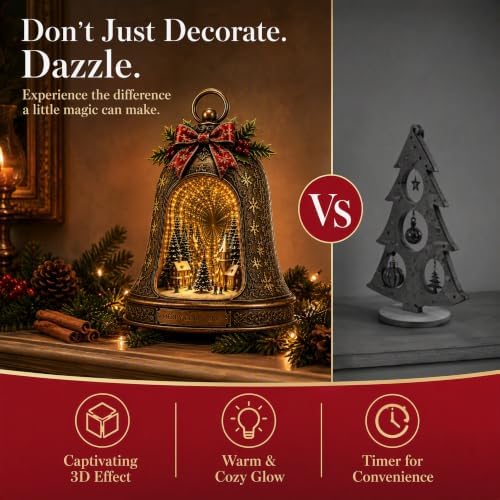 Villas Navideñas Christmas Village Infinity Bell, Lighted 3D