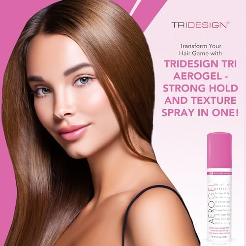 TRIDESIGN Aerogel Strong Hold Volumizing Hair Spray - 3 oz, 3 Pack