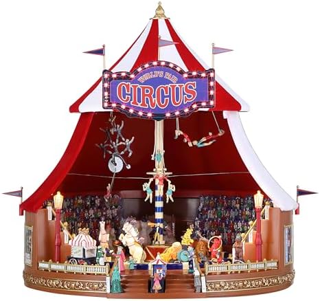 Mr. Christmas World's Fair Animated Circus, Musical, LED