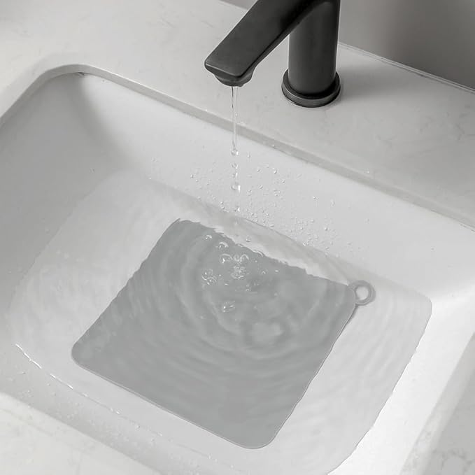 6 Pcs Silicone Tub Stopper Floor Drain Plugs Bathtub Drain Cover Anti-Odor Mat for Kitchen Bath Bathroom Toilet Kitchen and Laundry