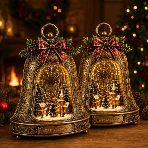 Villas Navideñas Christmas Village Infinity Bell, Lighted 3D