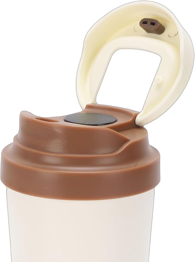 Self Stirring Coffee Mug with Lid, Magnetic Electric Auto Mixing Stainless Steel Cup for Coffee, Milk, Cocoa, Beverages, Travel Auto Stir Coffee Cup, Detachable
