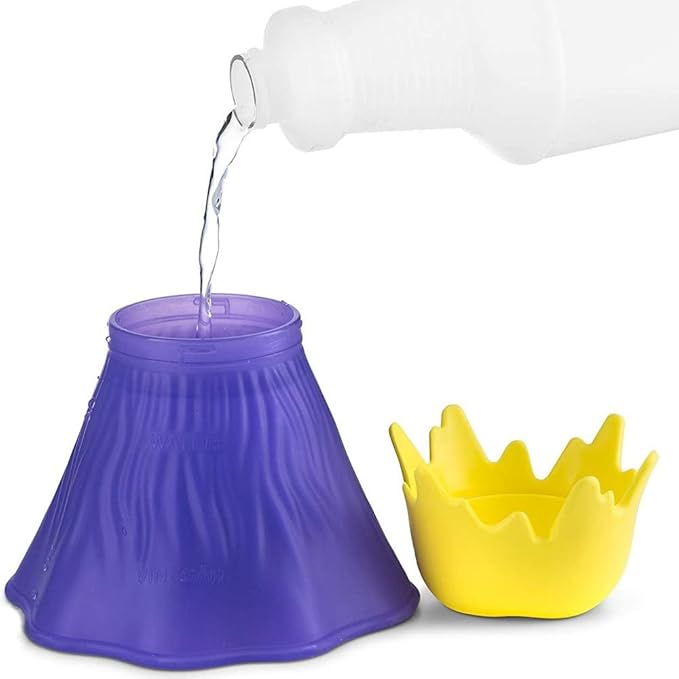 ZOSTLAND Volcano Microwave Cleaner- Microwave Oven Steam Cleaner,High Temperature Steamer Easily Crud in Minutes Steam Cleans and Disinfects with Vinegar and Water for Kitchen (Purple)