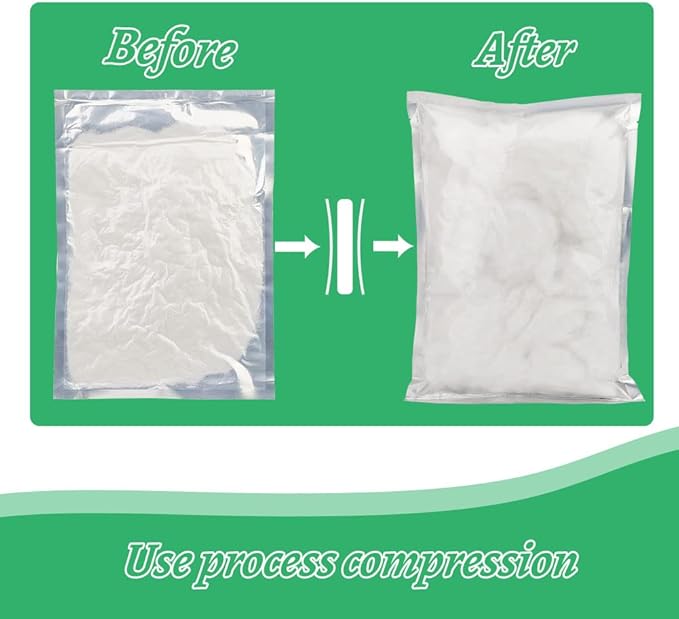200g/7.1oz Stuffing Fiber Fill, Polyester Fiber, Pillow Stuffing, Stuffing in Crafts, Pillow Stuffing for Stuffed Animals, Premium FiberFill for Filling Crafts DIY