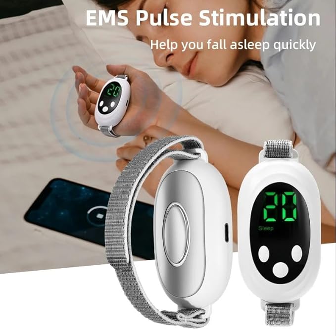 Handheld Sleep Aid Device, Anxiety Device, Relief Anxiety Help Sleep, Promotes Rest, USB Rechargeable，Microcurrent Relaxation Tool, USB Rechargeable, for Adults